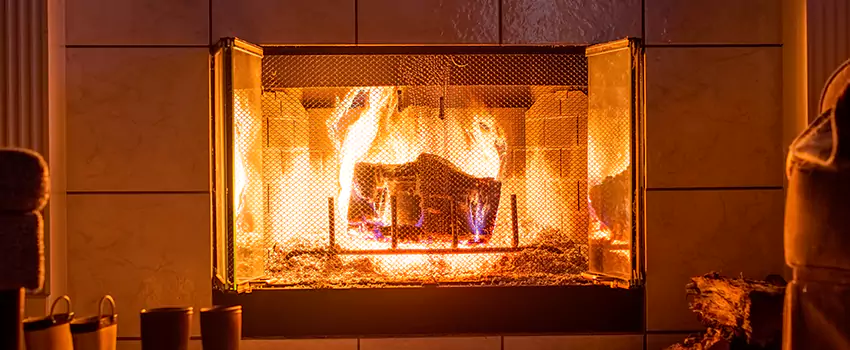 Mendota Hearth Landscape Fireplace Installation in Kalispell, Montana