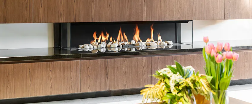 Double-height Fireplace Design Refurbishment in Kalispell, Montana