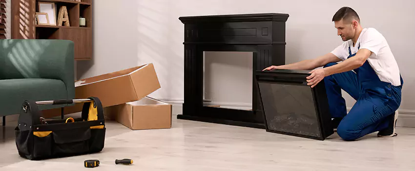 Old Rusted Metal Fireplace Repair And Replacement in Kalispell, MT