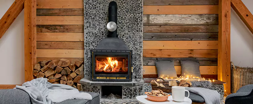 Thelin Hearth Products Direct Vent Gas Stove Fireplace Inspection in Kalispell, Montana